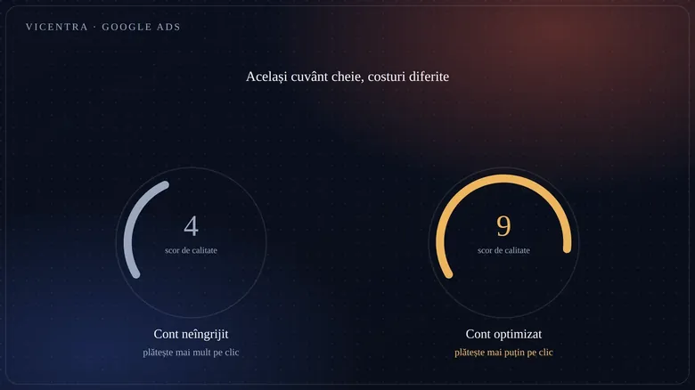 Scorul de calitate în Google Ads, explicat pentru antreprenori
