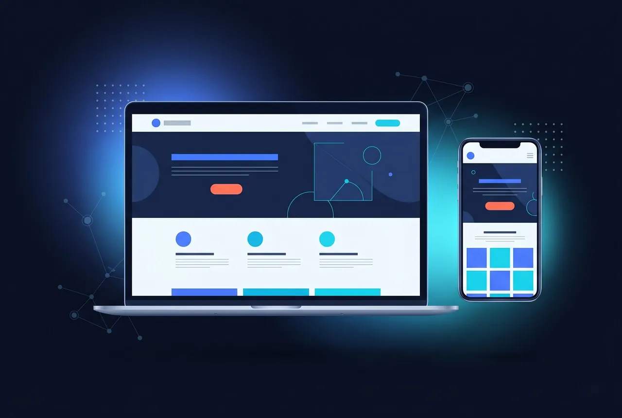 Creare site modern și rapid de către echipa de web design Vicentra